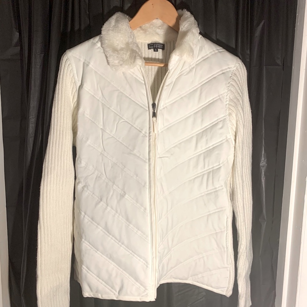 EFFECT - Quilted Sweater Jacket